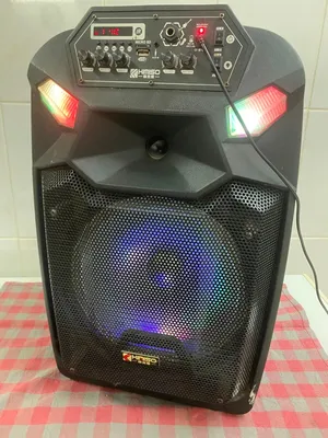 سماعة بلوتوث بارتي Kimiso مع إضاءة LED ودعم مايك Bluetooth Party Speaker