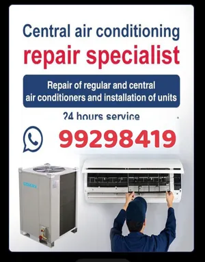 we are professional Air conditioners and washing machines rapir team here.