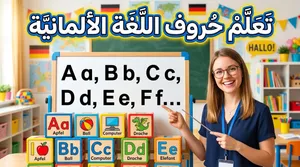 تدريس وتعليم الحروف الالمانيه للمبتدئين بالكامل بسعر 20 الف دينار والتعليم الكتروني