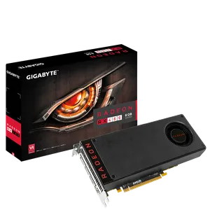كارت شاشه rx480 8gb ريدون الاصلي المصنعه له