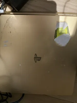 Gold Limited Edition PS4 Slim 408.5 gb (500gb) (No Box And No Controllers)