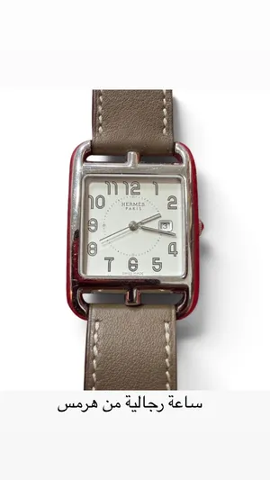 ساعة هرمس أصلية تعمل بالبطارية (Hermes )