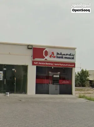 محلات للإيجار في بركاء حي العزة بالقرب من بنك مسقط في منطقة حيوية جدا