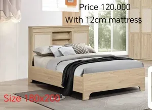 سرير بحجم كينج ماليزي مع مرتبة King Size Malaysia Bed With mattress