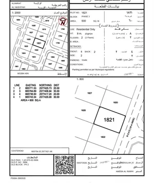 البيع أرض سكنيه في العامرات الحشيه .