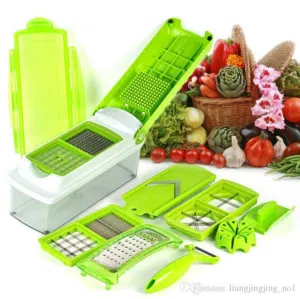 قطاعة الاسرة قطاعه الخضار اليدويه 10 في 1 فرامه  يدويه تقطيع الخضار