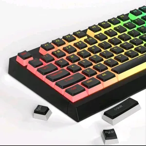 pudding keycaps 130 قطعه مناسبة لجميع الكيبوردات الميكانيكية و المغناطيسية