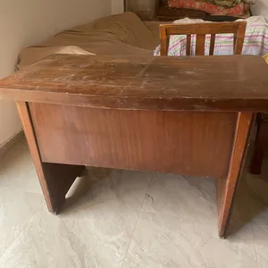 مكتب خشب زان طبيعي