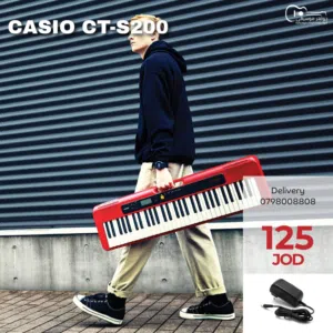 CASIO CT-S200 جديد بالكرتونة من موزع كاسيو جواهر موسيقى بالاردن ضمان 2 سنه