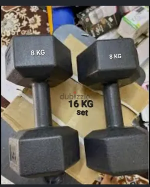 dumbbells set new 16 kg set free home delivery