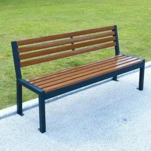 Outdoor bench in fiber material