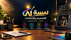 مع لمسة للتصميم والاعلان