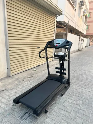 treadmill still good condition good working maximum user weight 115 KG motor power 2 Hp