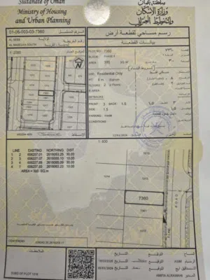 Residential Land for Sale in Muscat Al Maabilah