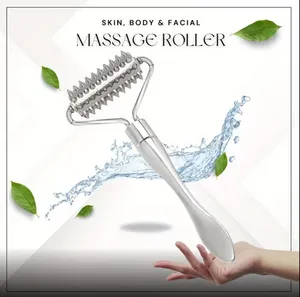 Original 100% steel Handheld Acupuncture Roller Manual Massage Tool for Neck Arms Legs And Feet