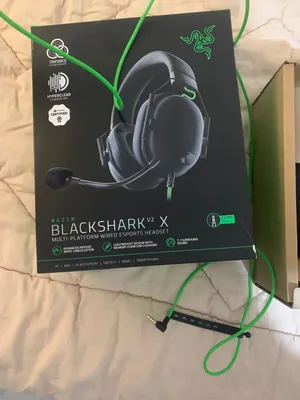 Razer blackshark x السماعه نظيفه