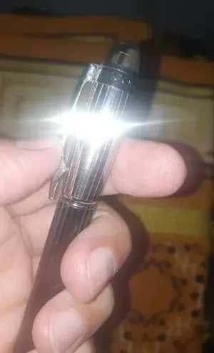قلم مونت بلانك مستعمل حبر جاف أسود بغطاء فضى أصلى