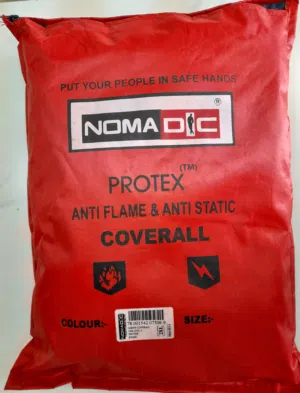 Anti Flame and Anti Static Coverall Khaki