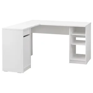 White Ikea Corner Desk 138x130 Cm