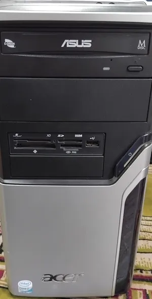 جهاز مكتبي سريع للدراسه و التصفح و الأعمال المكتبيه INTEL OFFICE PC - 8GB RAM - 120GB SSD 15X PC