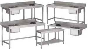 Stainless Steel  Washing Table / Rolling Table / Roller Exit Table