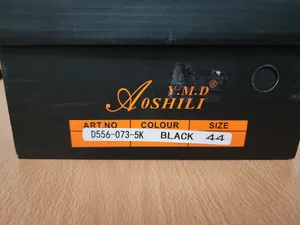 men's shoes black 44 size