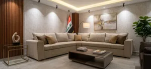 كورنر موديل امريكي مقعد وظهر فول طبي . سعر المتر 200الف.