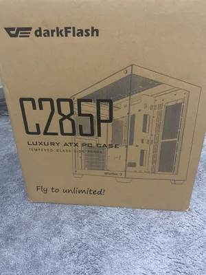 كيس ابيض من DarkFlash الحجم Atx White DarkFlash case size ATX