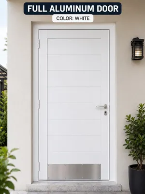 Aluminum door