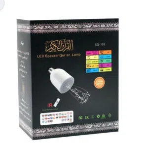 سماعة بها اضاءة LED يوجد بها قرآن تحكم بالريموت