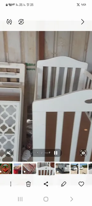 للبيع عدد 15مطارح اسفنحيه +مساند عدد 10 حق كراسي وسرير اطفال وكبت اطفال وبحاله جيده +ديرفة اطفال