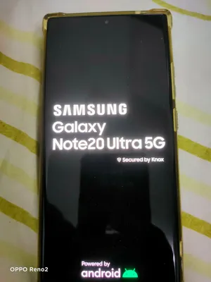 سامسونج نوت 20 ألترا 5G بحالة جيدة،أسود،256 جيجا Samsung Note 20 Ultra 5G in good condition, black,