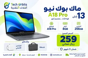 MacBook Neo A18 Pro 13-inch 8GB RAM 256GB
