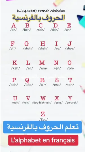 تعليم الغة الفرنسية