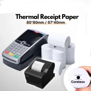 Thermal receipt paper Roll لفة ورق حراري