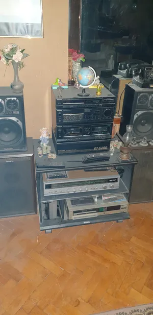 استريو Technics دبل ديك بالريموت تكنكس وراديو وامبليفير واكيوليزر ياباني -ويوجد عفش شقة كامل للبيع