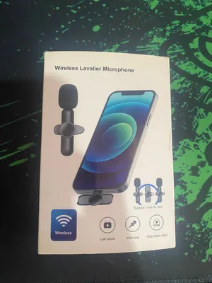 مايك Wireless شبه جديد، ممتاز للتصوير، وصناعة المحتوى.