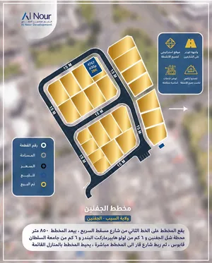 فرررصه آخر قطّعه بمخطط حي الجفنين كوورنر300م مقابل الخط السريع