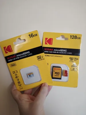 بطاقة ذاكرة 128 جيجا كوداك Kodak sd card