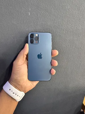 Used Apple iPhone 12 Pro in Blue - 256 GB Storage, battery changed,