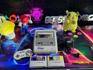 Super Nintendo    سوبر نينتيندو مع 3 اشرطه