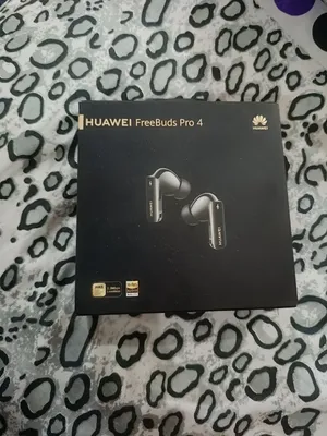سماعة Huawei FreeBuds Pro 4 بكل الملحقات (داخل الضمان - تحتاج فحص السماعة اليسرى)