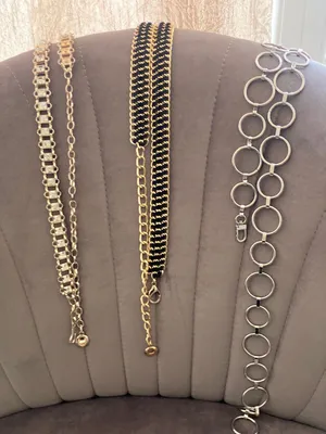 3 metal belts