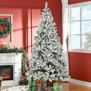 شجرة كريسماس ثلجية صناعي 270 سم ثقيلة كثيفة مستورد Snow Flocked 270 cm artificial Christmas tree