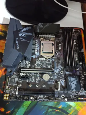 كومبو i5 10400f + z490m gigabyte gaming x بسعر 260 الف