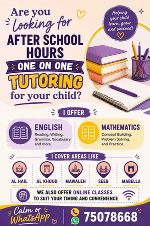 Native English Language teacher and mathematics teacher