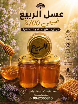 عسل الربيع اصلي 100%