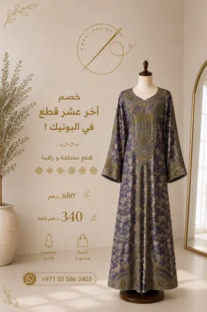 قطع جلابيات فخمه