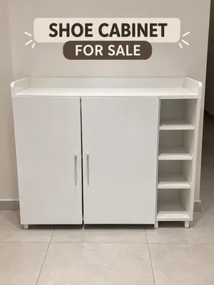 White Shoe Cabinet for Sale