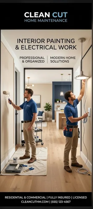 فني صيانة عامة، دهانات وكهرباء General maintenance technician, painting and electrical work
